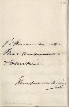Письмо короля Италии Умберто I