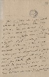 Письмо Шарля Мориса де Талейрана.